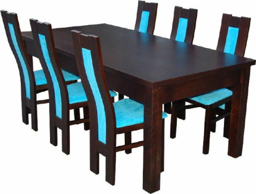 Eettafel + 6 stoelen Eetkamerstoel set Eetgroep Moderne tafel Tafels Nieuw
