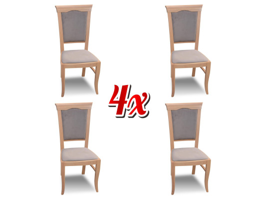 Moderne klassieke stoelen in landelijke stijl landelijke klassieke set van 4 stoelen