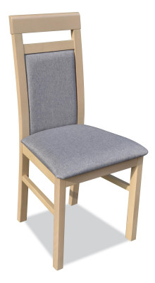 Groep stoelen set textiel stof hout gestoffeerde eetkamerstoelen 4x stoel