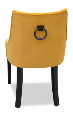 Fauteuil gestoffeerde stoel zonder armleuning luxe fauteuil stoel woonkamer nieuw