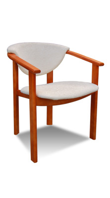 Massief houten eetkamerstoel, designer leunstoel, stoelen eetkamerstoelen K27