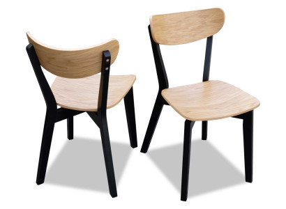 Stoel Bruin Luxe Eetkamer Hout Modern Meubel Ontwerp Elegant Nieuw