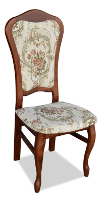 Stoel 1-zits fauteuil hout luxe meubelontwerp houten eetkamerstoel