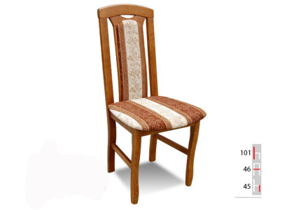 Massief houten stoel Eetkamerstoel Ontwerper Textiel Stoel Stoelen Eetkamerstoelen K34