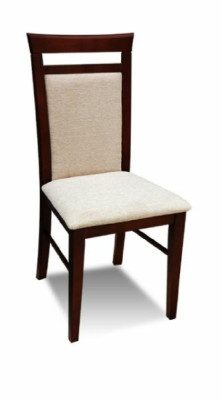 Massief houten eetkamerstoel Designer leren stoel Stoelen Eetkamerstoelen K37