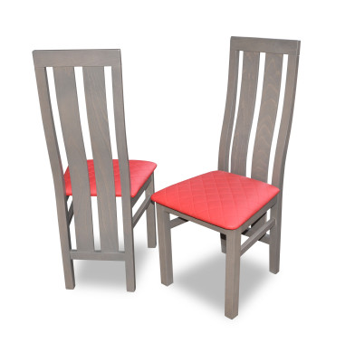 Houten luxe design gestoffeerde stoelen met zitting en leuning voor kantoor, kantoor en eetkamer.