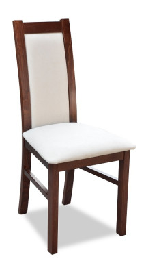 MASSIEF HOUTEN STOEL DECORATIEVE HOUTEN EETKAMERSTOEL ONTWERPER STOEL MODERNE STOELEN
