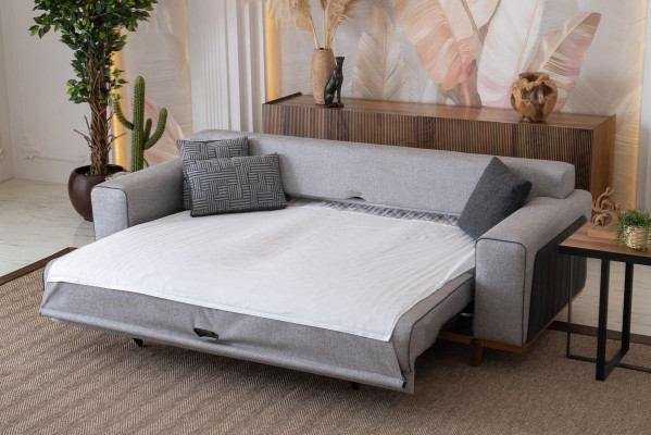 Grote bank 242cm bank stoffering meubels banken stoffen bank inrichting textiel