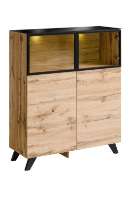 Woonkamer Modern Set Vitrine Ladekast Woonkamer TV-meubel Design Nieuw