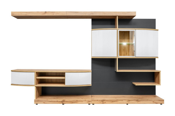Bruine woonkamer inrichting luxe woonkamer designer tv-standaard meubels nieuw