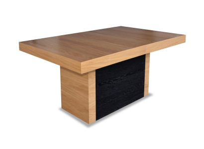 Luxe eettafel ontwerper houten tafel meubels zuiltafel eetkamer 110x250/490cm