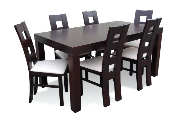 Designer eettafel groep stoelen tafels houten tafel kantoor eetkamer