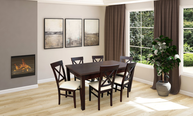 Ontwerp eetkamerset stoelenset eetkamer tafels houten tafel