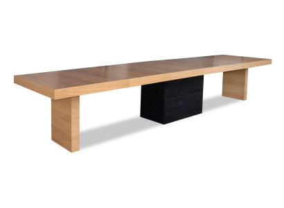 Moderne XXL kantoorconferentietafels hout eetkamer vergaderingen.