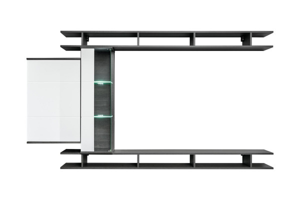 Moderne woonwand grijs Ontwerper Woonkamer meubels Houten wandkast