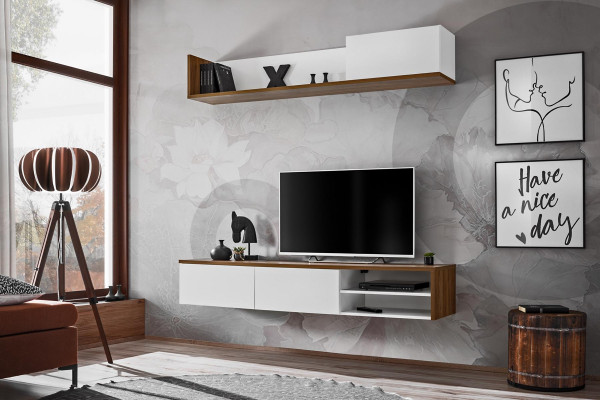 Woonkamer wandplank Modern design TV-standaard Woonkamer inrichting Nieuw