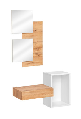 Ontwerp Set 4-delig inrichting hal Moderne design wandplank Nieuw meubilair