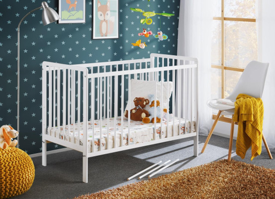 Babybed Slaapkamer Kinderbed Meubels Kinderkamer Ontwerper wit Meubels Nieuw