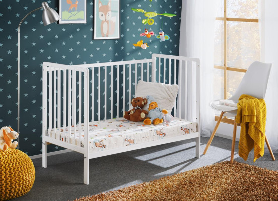 Babybed Slaapkamer Kinderbed Meubels Kinderkamer Ontwerper wit Meubels Nieuw