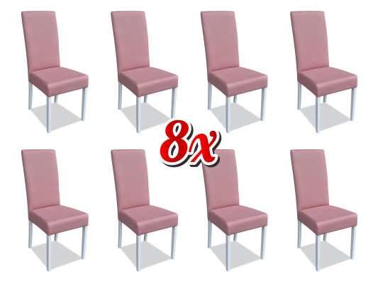 Eetkamerstoelen leren groep set van 8 stoelen set fauteuils set nieuw