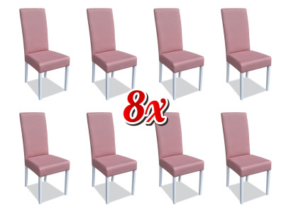 Eetkamerstoelen leren groep set van 8 stoelen set fauteuils set nieuw