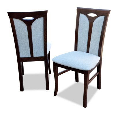 Ligstoel set stoelen horeca eetkamer textiel stof set 8x design stoel hout
