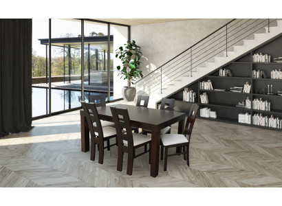 Ontwerptafel + 6 stoelen decor sets Compleet woonkamer eetkamer