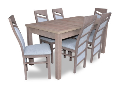 Eetkamer set tafel + 6 stoelen Stoel set Eethoeken Tafels Eetgroep