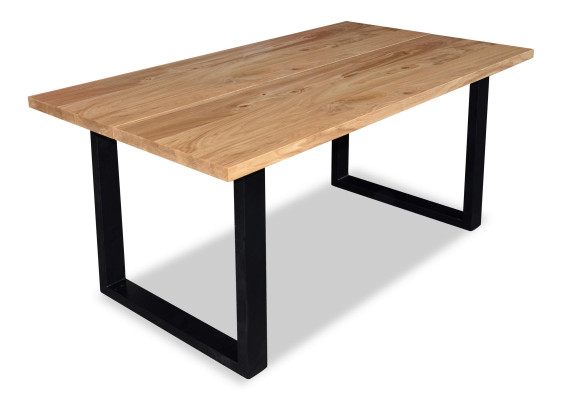 Tafel Eettafel Houten tafel Vergadertafel Houten Tafels Beige Echt hout Meubels S7