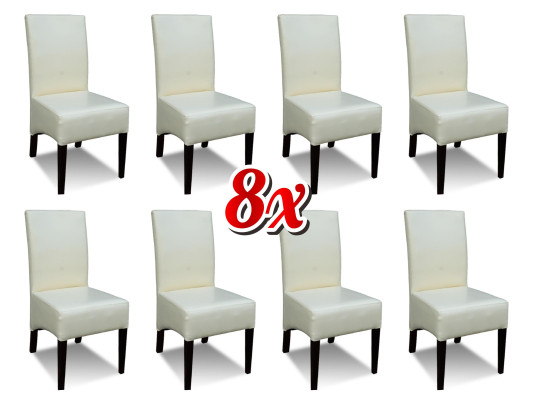 Garnituur Lounge Club fauteuil Compleet Set Nieuw Groep 8x Stoel Armstoel Stoelen