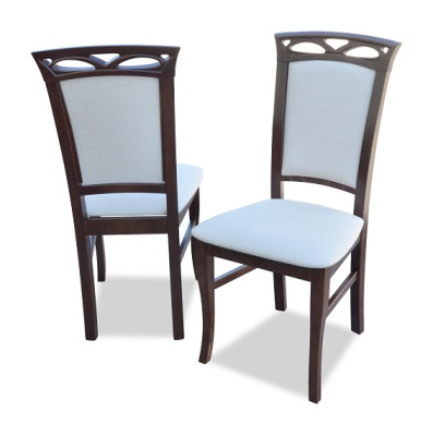 8x Designerstoel set Eetkamer met leuningen Gestoffeerde zitstoelen Compleet meubilair.