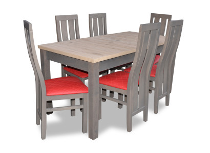 Eettafel zitgroep Tafel Stoel Set Eetkamer Garnituren Design Sets