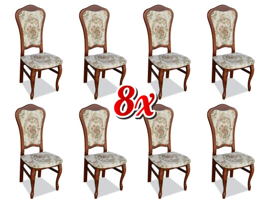 Complete zitgroep design eetkamerstoel set stoelen 8x set groepen nieuw