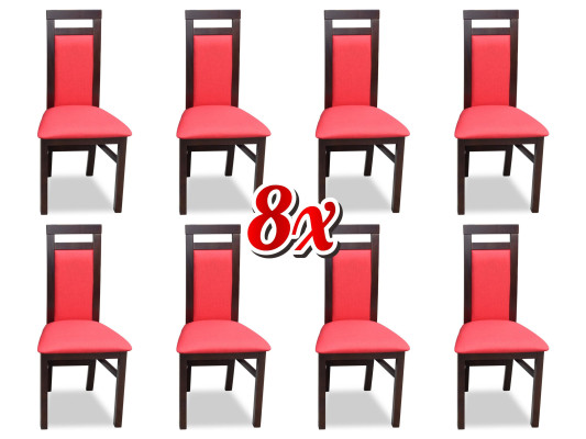 Eetkamerstoelen Textielgroep Meubilair Hout Set 8x Stoelset Fauteuilmeubilair