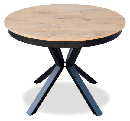 Luxe eettafel bruin Ronde tafel Eetkamer Houten Design Tafels 100 cm