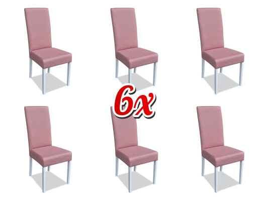 Garnituur 6x Armstoelen Stoelgroep Compleet eetkamerstoelgroep