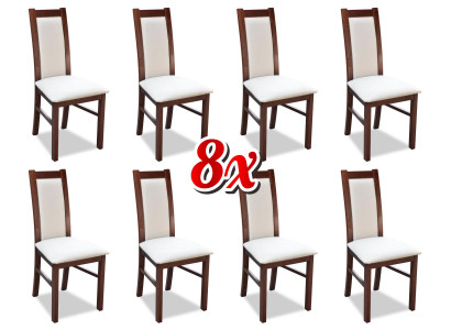 Compleet groep woonkamer 8 stuks Nieuwe eetkamerstoelenset, set van 8 stoelen met leuning