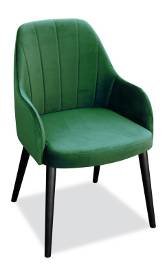 Keukenstoelen Elegant Eetkamer Stof Nieuw Set van 4 Fauteuils Stoel Ontwerp Hout Textiel
