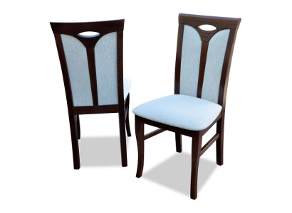 6x Stoel Set Zitkussen Set Eetkamerstoelen Lederen Rugleuning