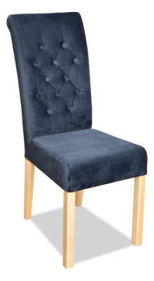 Moderne Chesterfield eetkamerstoelen 4x stoelen voor eetkamer stoffen eetkamerset nieuw