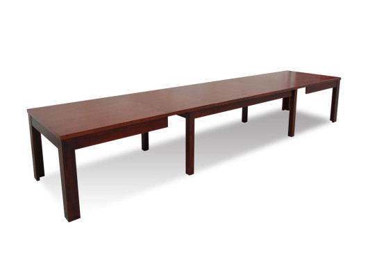 Tafel Eettafel Houten tafel XXL Vergadertafel S24 90x90 cm Uitschuifbaar