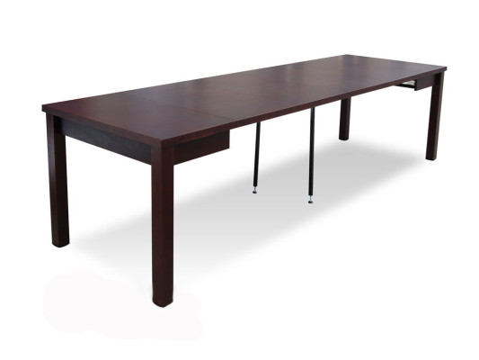 Tafel Eettafel Houten tafel XXL Vergadertafel 90x120cm Uitschuifbaar 90x270 cm