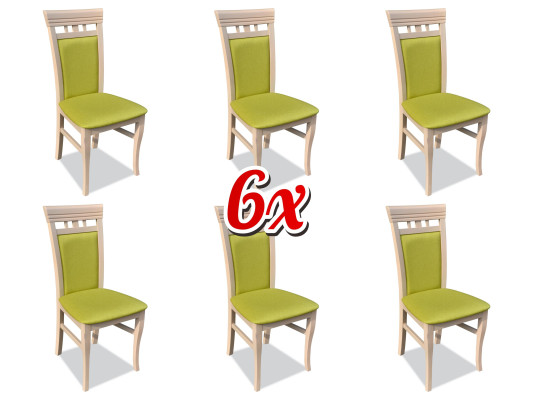 Eetkamerstoelbekleding Nieuwe Set 6x Eetgroep Stoel Textiel Armstoelen Stoelen Horeca Nieuw