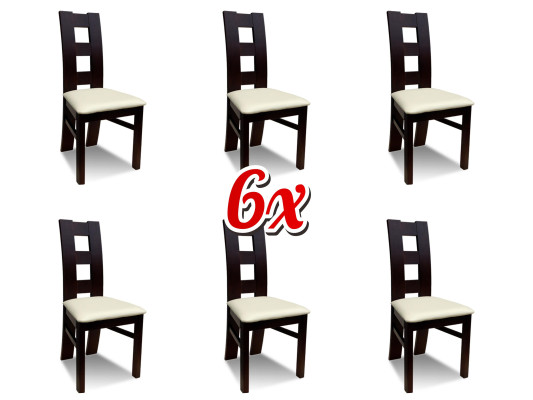 Design Set 6x Zetel Stoel Groep Textiel Bekleding Stoelen Horeca Eetkamer Stof