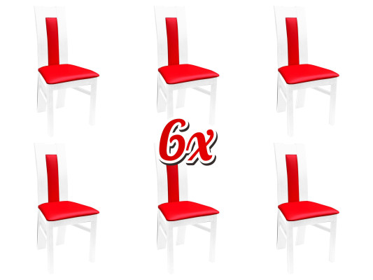 Garnituur Complete Groep Woonkamer 6 stuks Nieuw Eetkamerstoelenset Armstoelen