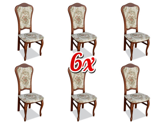 Eetkamerset stoelen 6x zitkussen set groep nieuw leuning stoel restaurant industrie