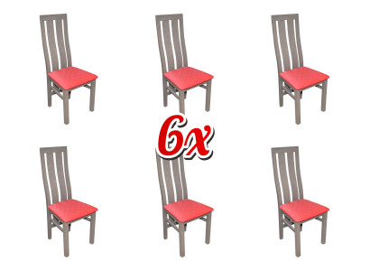 Eetkamer set van 6 eetkamerstoelen set stoelen set compleet groep