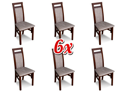 Ligstoel Groepsset Eetkamerstoelset Compleet Set van 6 Armstoelen