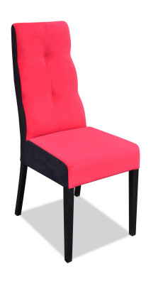 Zet 4x Stoelstoel Ontwerp Hout Textielbekleding Stoelen Gastro Eetkamerstof Nieuw