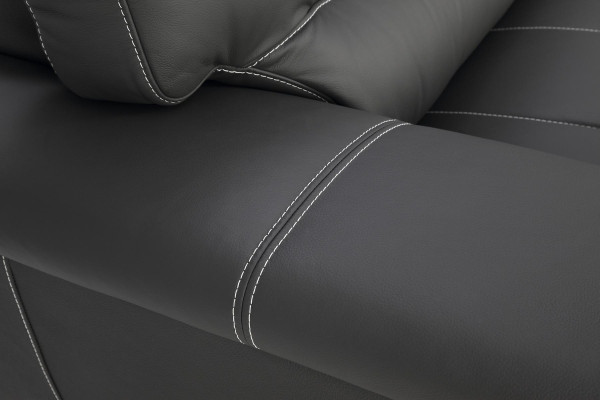 Lederen design zitbank gestoffeerde zitgarnituur sofa 2+1+1 leren sofas nieuw